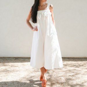 7115 By Szeki - Summer Sunsuit - White